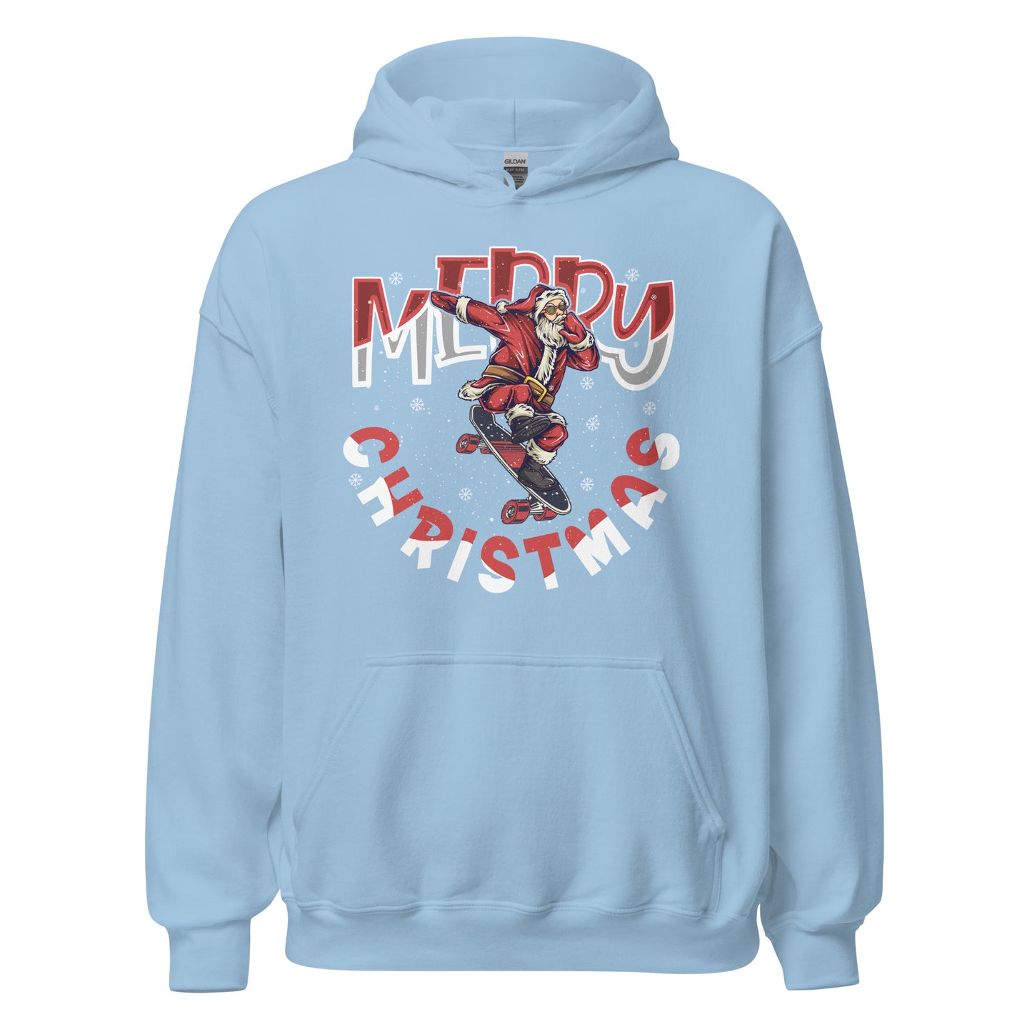 Merry Christmas Skater Hoodie: Einzigartiger Style für festliche Tage
