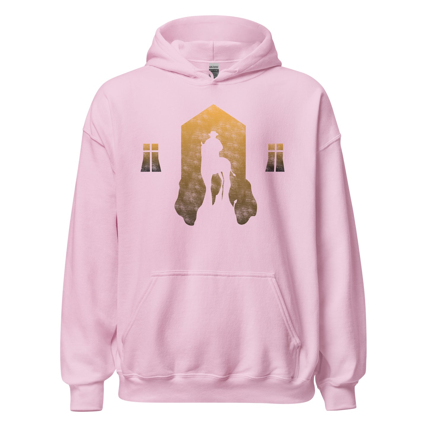 Retro Vintage Hoodie mit Pferdesilhouette - Ein Hauch von Nostalgie!