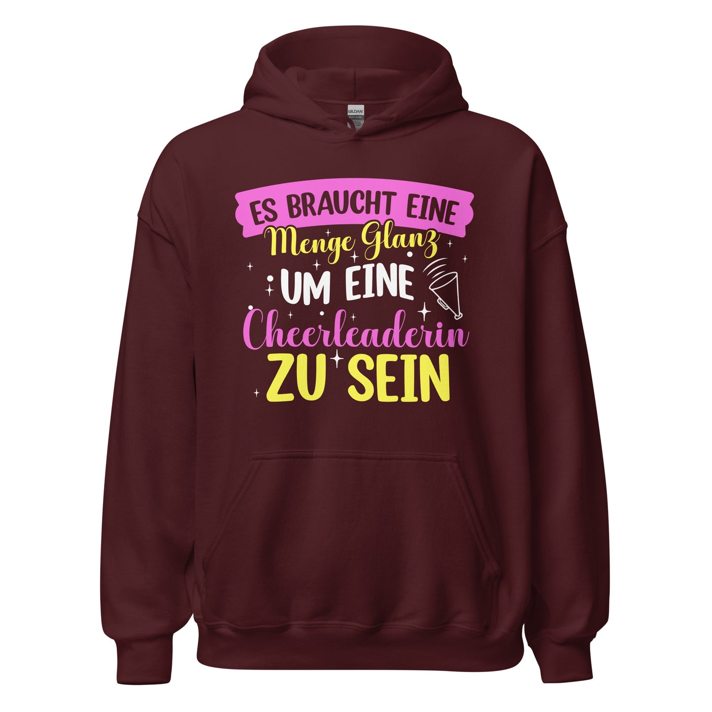 Glanzvolle Cheerleaderin Hoodie - Stylischer Kapuzenpullover für Cheer-Fans