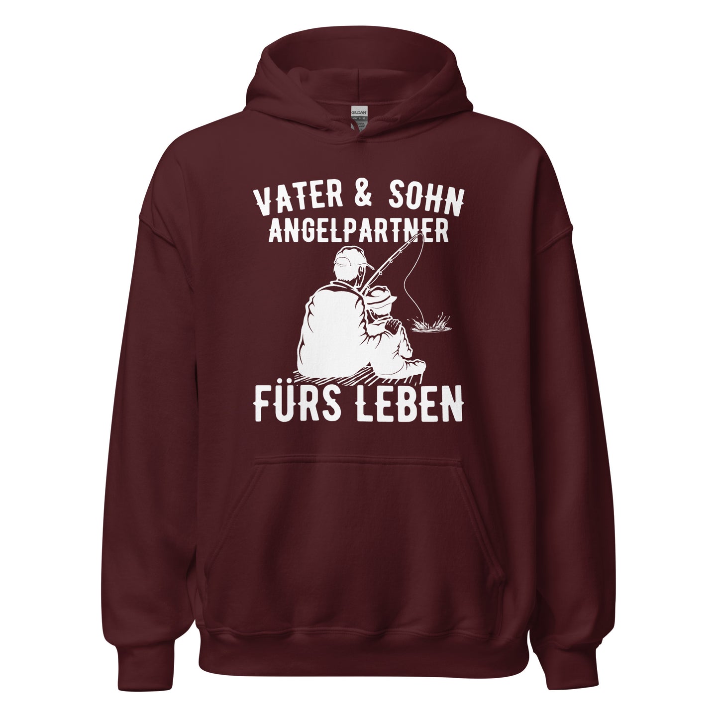 Vater und Sohn Hoodie - Angelpartner fürs Leben