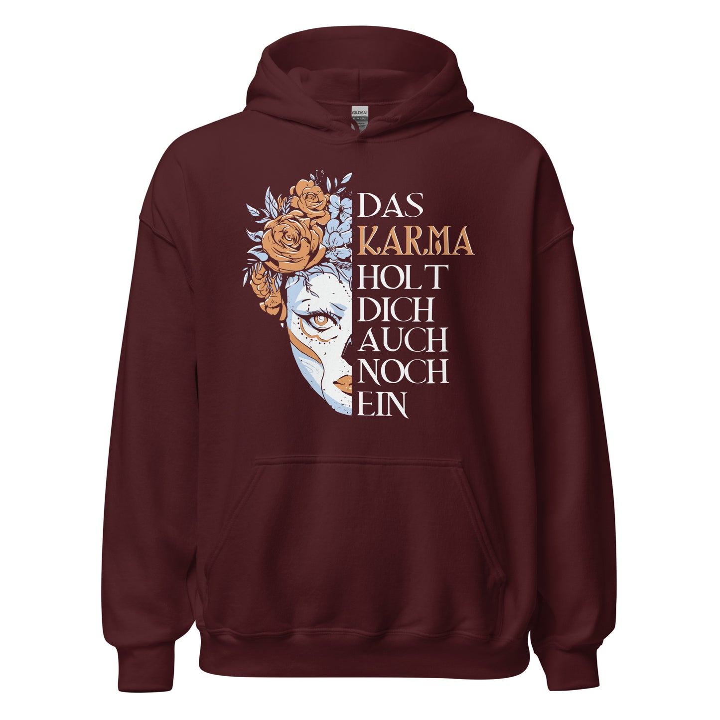 Das Karma holt dich ein!" - Trendiger Kapuzenpullover