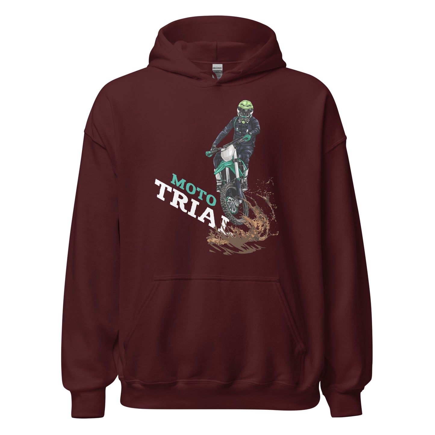 Moto Trial - Motocross Action Hoodie für wahre Offroad-Fans