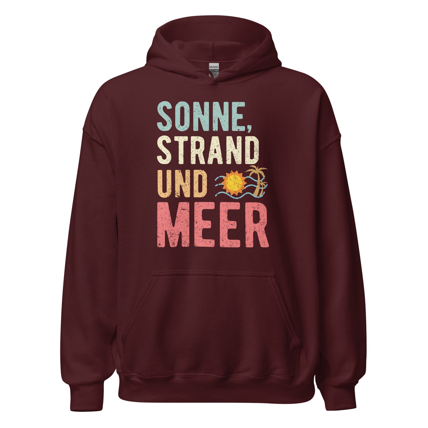 Gemütlicher Hoodie - Sonne, Strand, MEER!