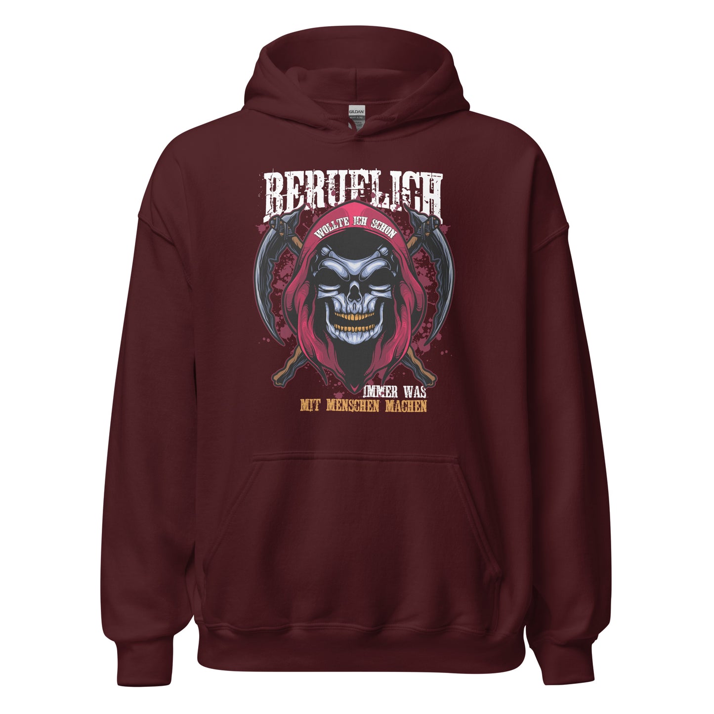 Beruflich was mit Menschen machen! Hoodie | Inspirierender Kapuzenpullover