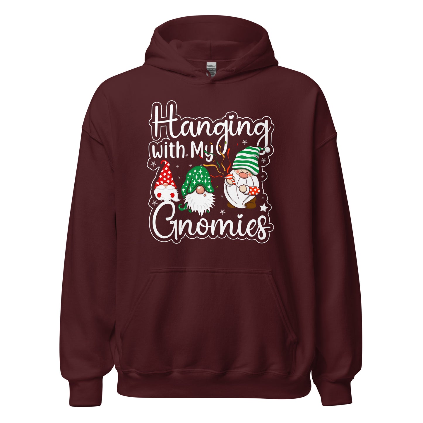 Hanging with my Gnomies Hoodie - Fun Weihnachten Christmas Kapuzenpullover