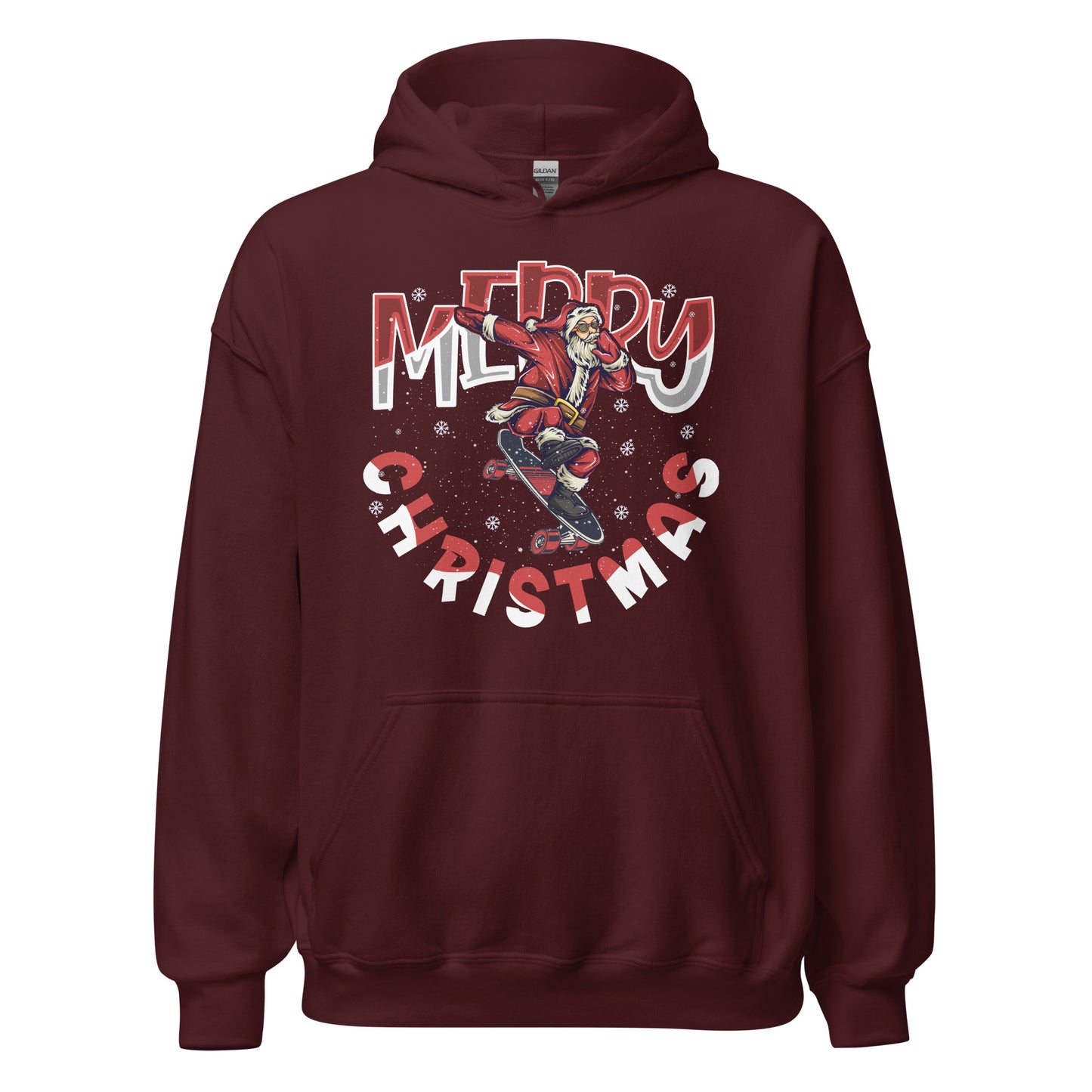 Merry Christmas Skater Hoodie: Einzigartiger Style für festliche Tage
