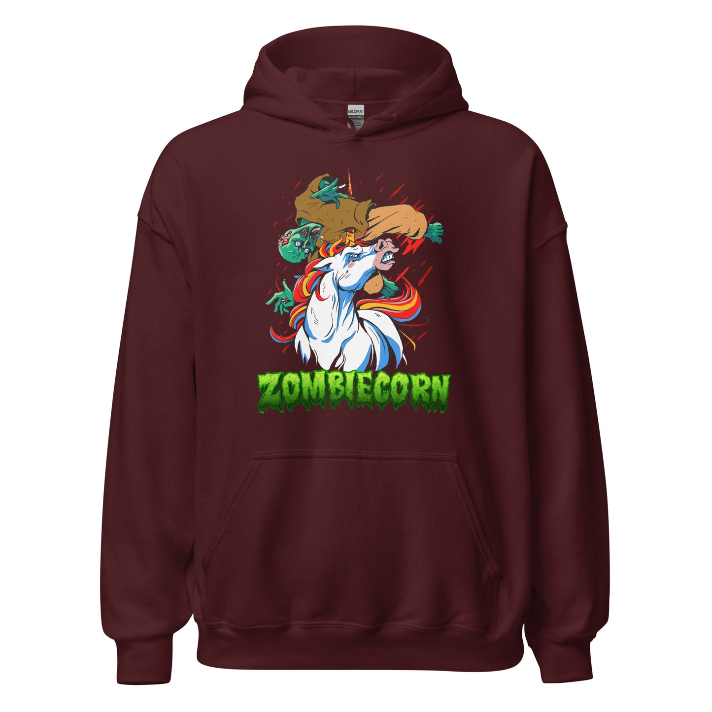 Zombiecorn - Lustiger Halloween-Pullover mit märchenhaftem Grusel