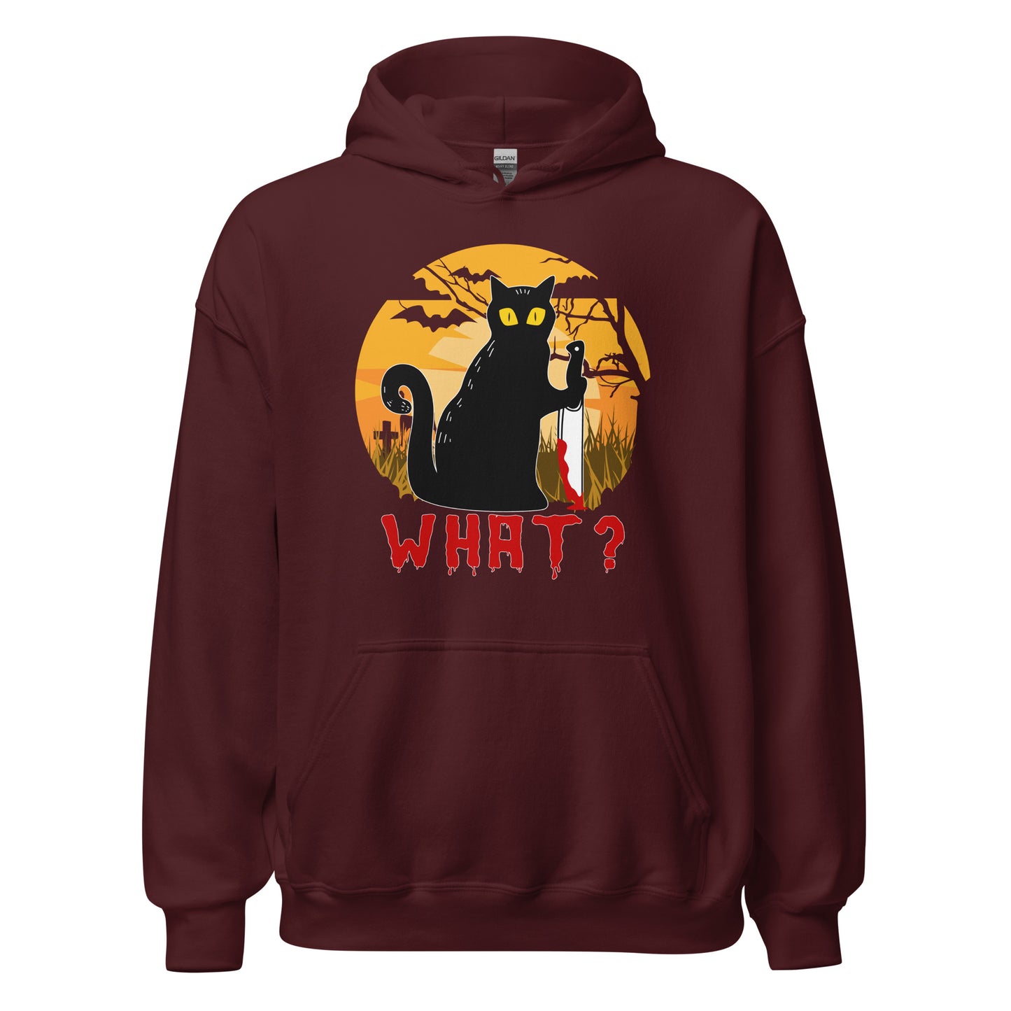 WHAT. Katzen Horror Halloween - Gruselpullover mit Kultfaktor