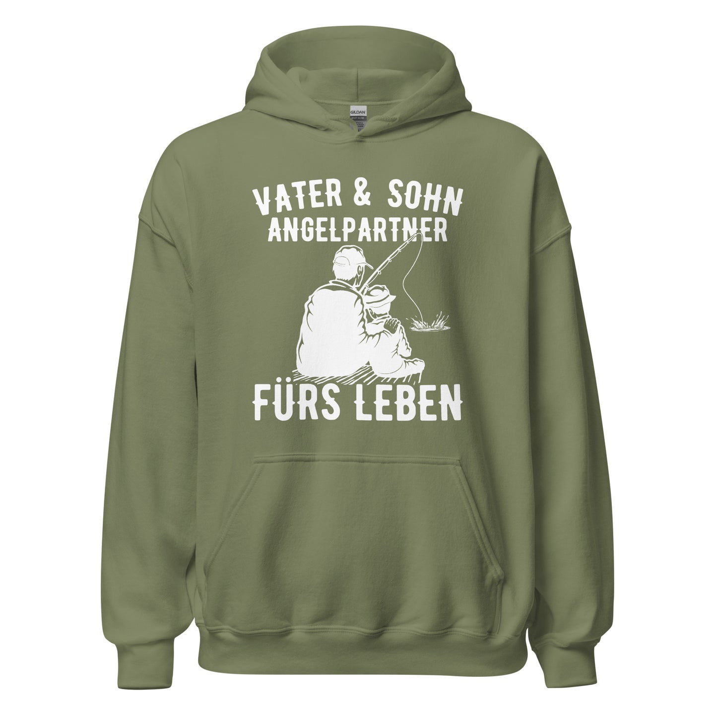 Vater und Sohn Hoodie - Angelpartner fürs Leben