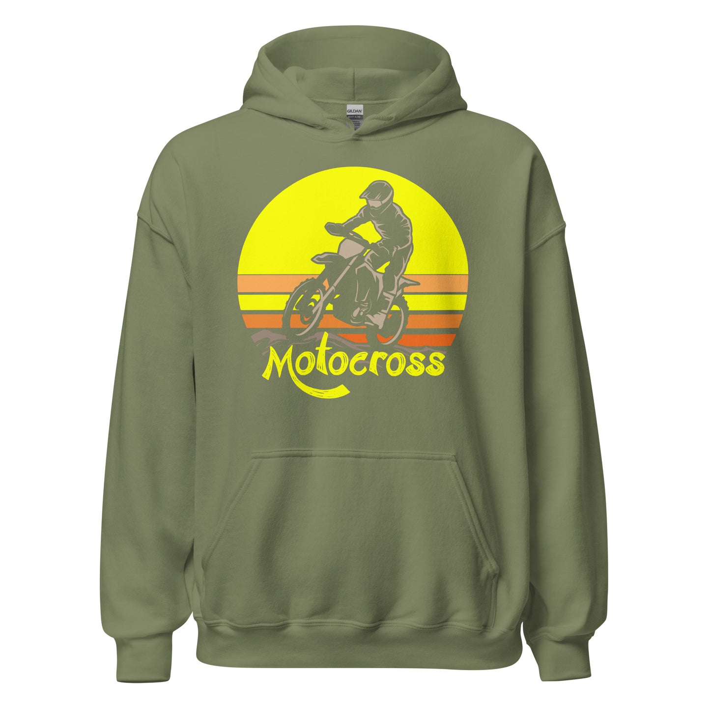 Motocross Retro Vintage Hoodie - Stilvoller Look für echte Fans