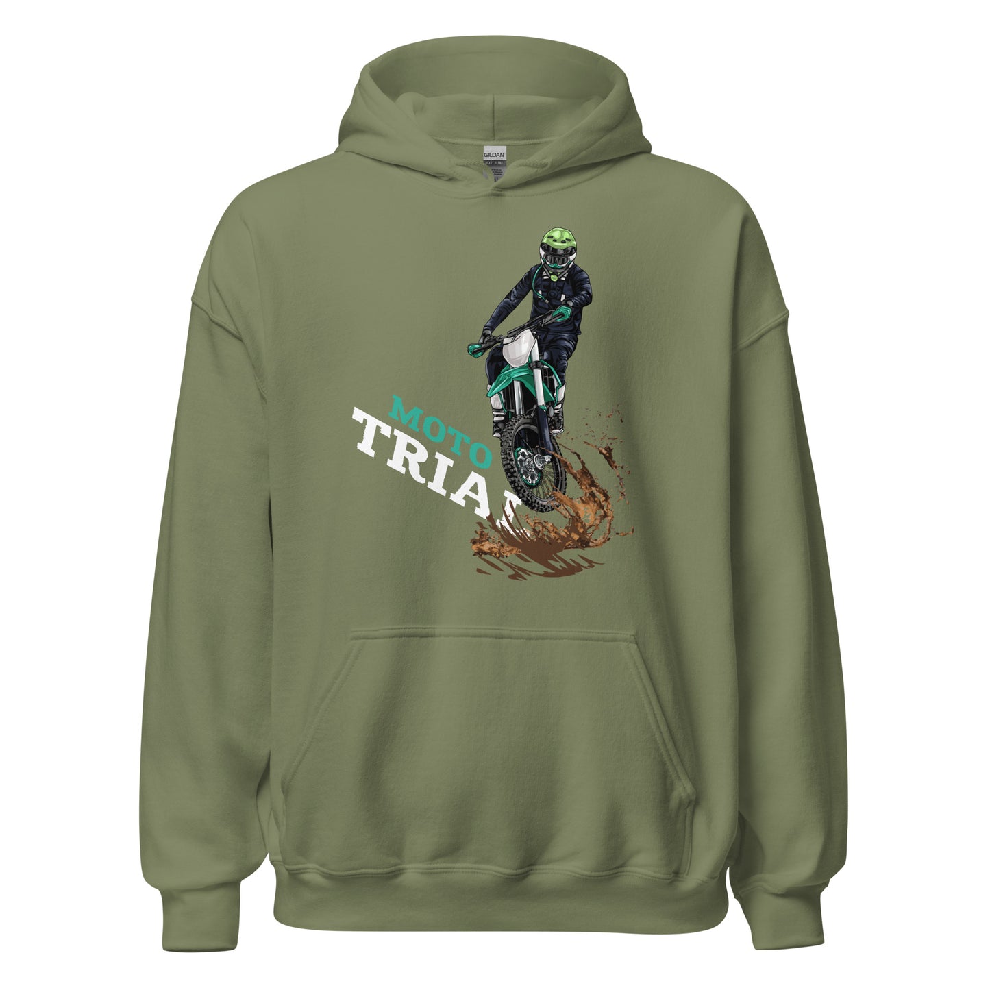 Moto Trial - Motocross Action Hoodie für wahre Offroad-Fans