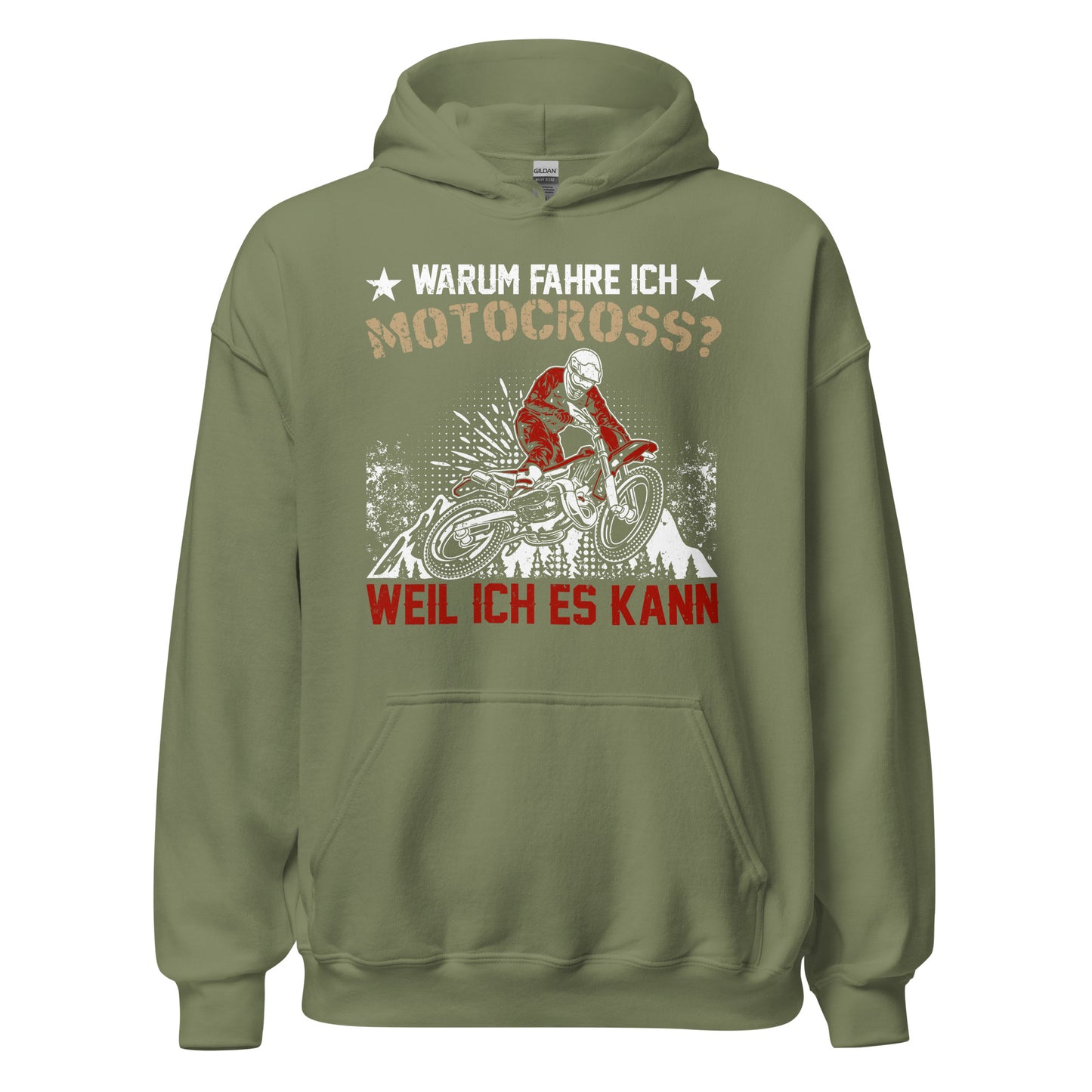 Ich fahre Motocross, weil ich es KANN! Hoodie - Zeige deine Leidenschaft