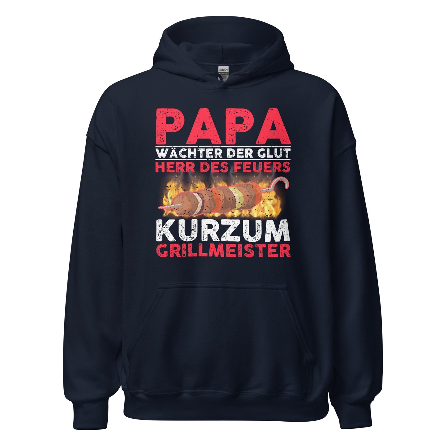 PAPA Hoodie - Waechter der Glut, Herr des Feuers, GRILLMEISTER