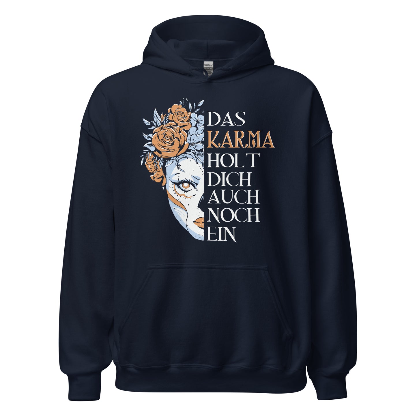 Das Karma holt dich ein!" - Trendiger Kapuzenpullover