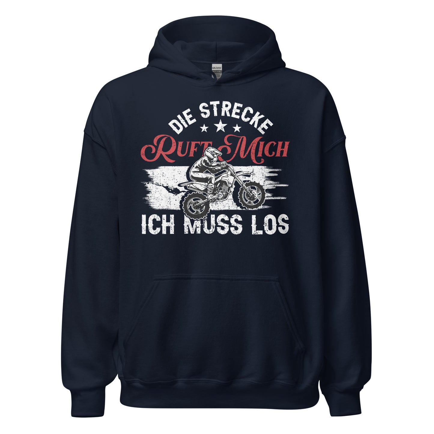 Motocross Kapuzenpullover - Die Strecke ruft, ich muss los!