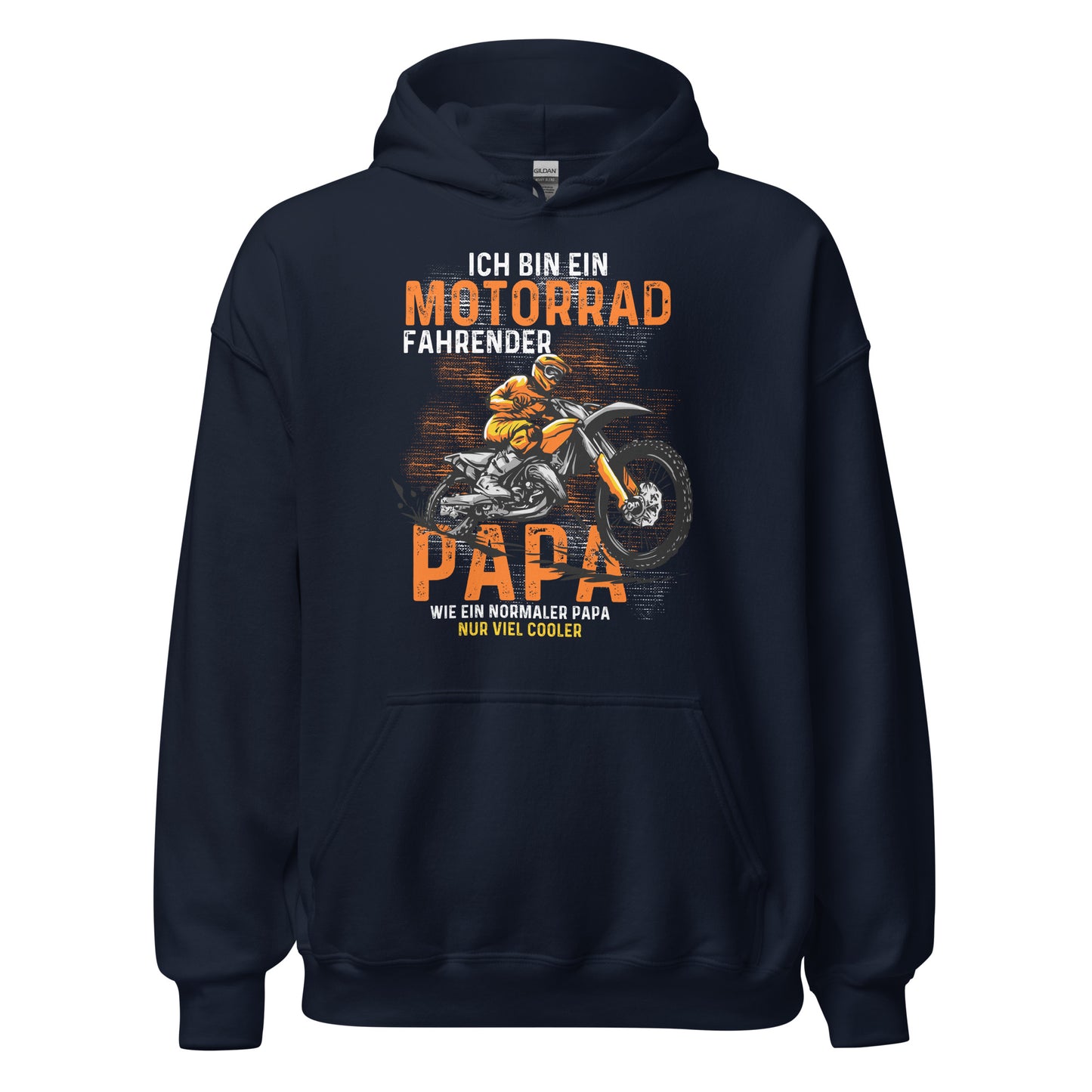 Motocross Papa Hoodie - Cooler Spruch für coole Väter!