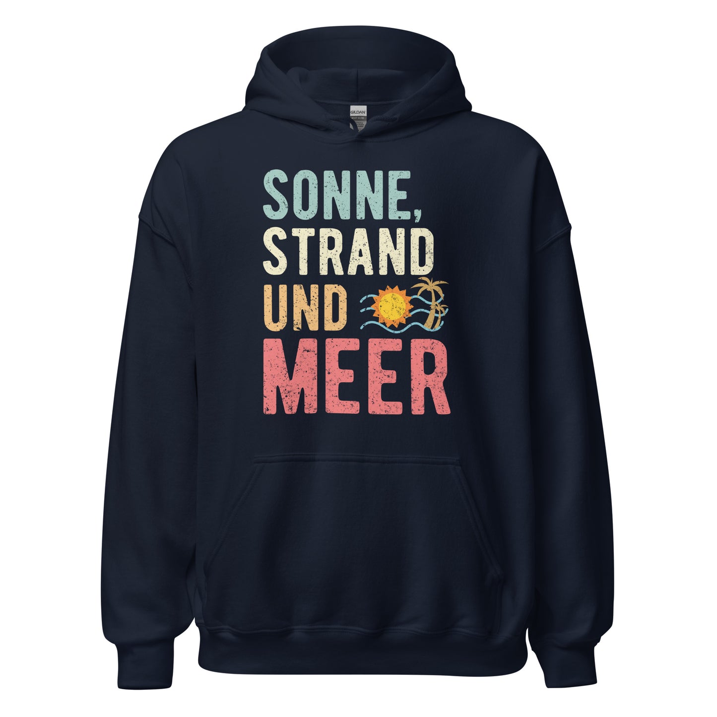 Gemütlicher Hoodie - Sonne, Strand, MEER!