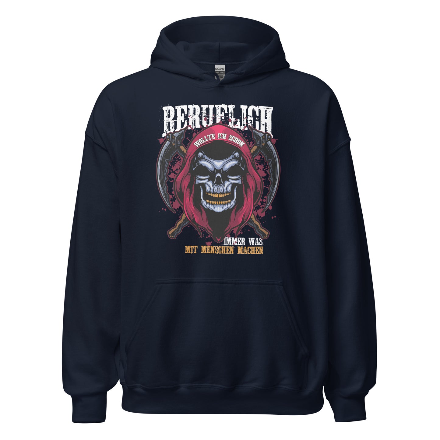 Beruflich was mit Menschen machen! Hoodie | Inspirierender Kapuzenpullover