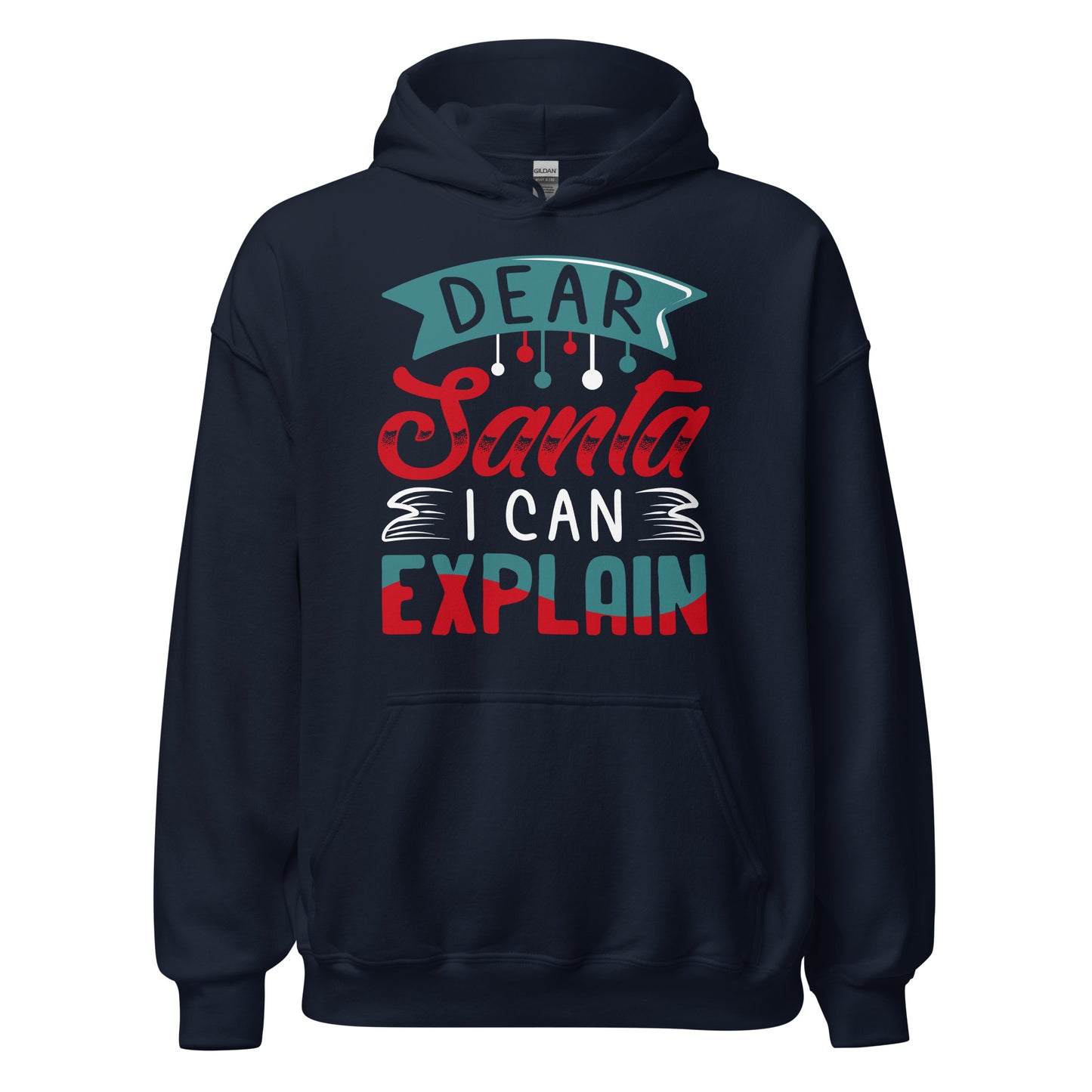 Dear Santa, I can explain Hoodie - Weihnachten Fun Kapuzenpullover