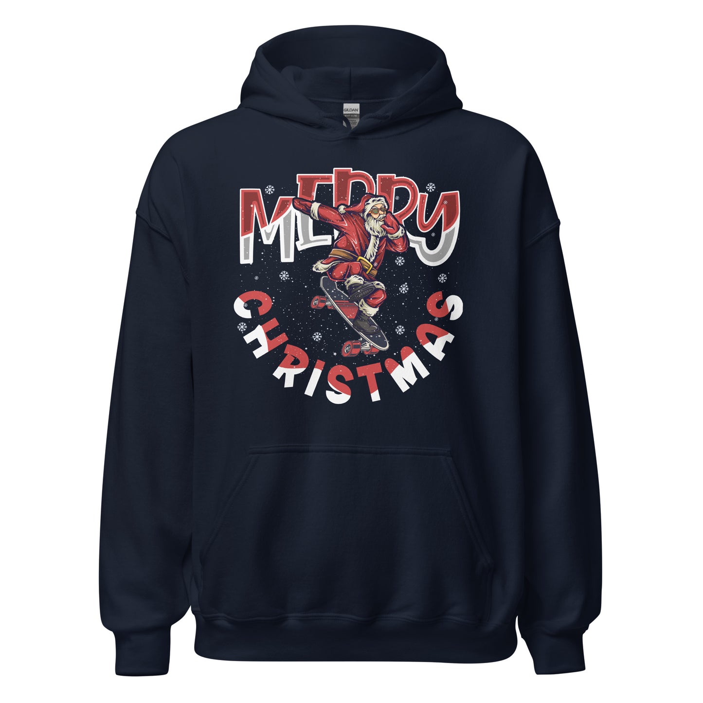 Merry Christmas Skater Hoodie: Einzigartiger Style für festliche Tage