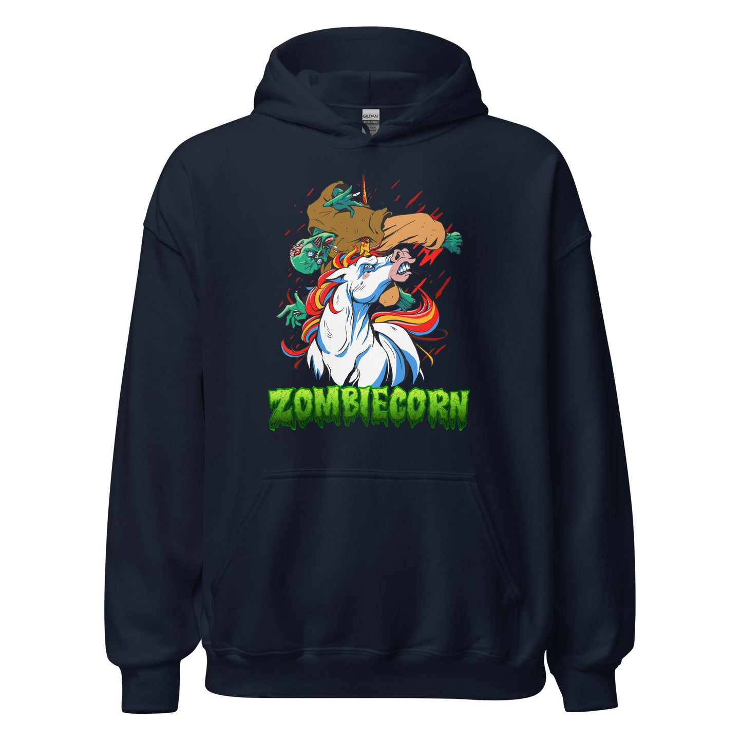 Zombiecorn - Lustiger Halloween-Pullover mit märchenhaftem Grusel