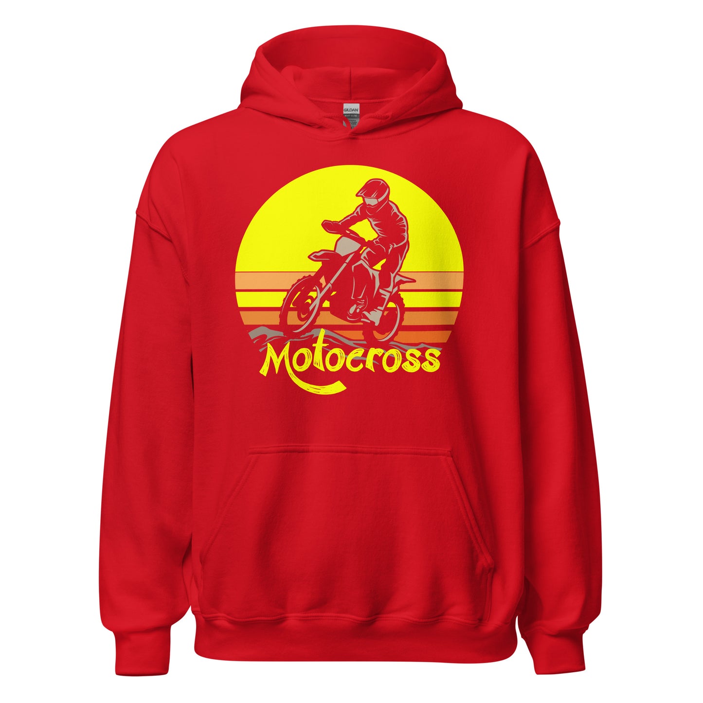 Motocross Retro Vintage Hoodie - Stilvoller Look für echte Fans