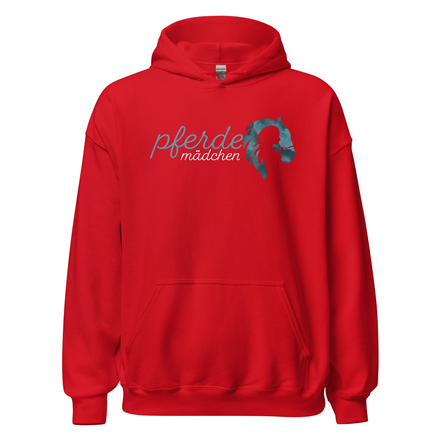Pferdemädchen Logo Style - Kapuzenpullover