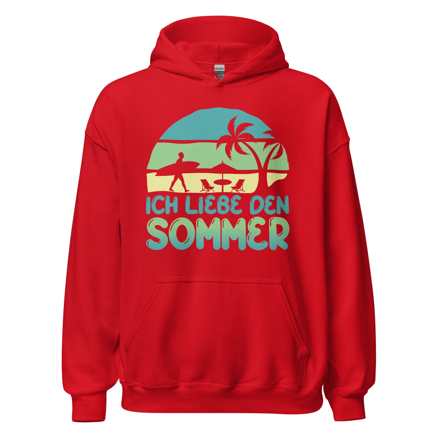 Ich liebe den Sommer Hoodie | Sommerliebe Kapuzenpullover