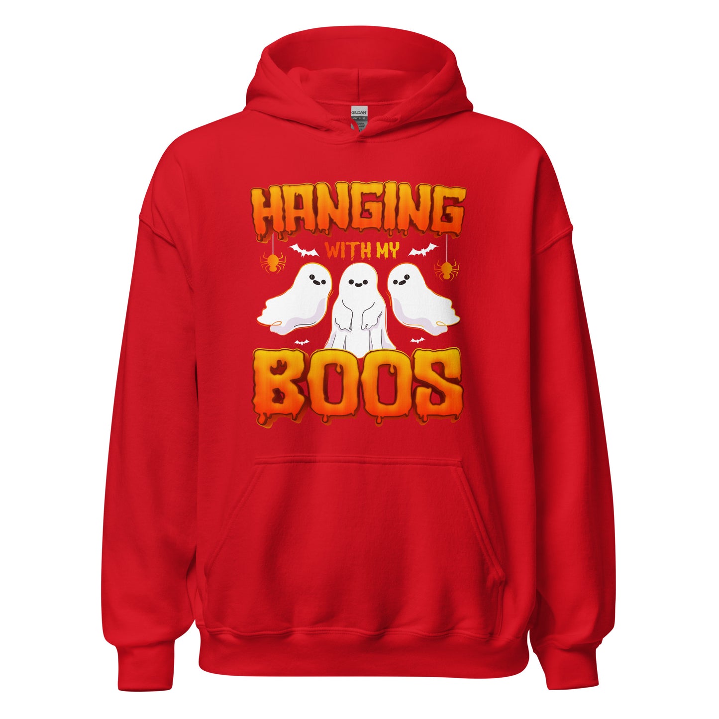 Halloween Hoodie: Hanging with my BOOS - Gespenstischer Kapuzenpullover für unheimlichen Spaß