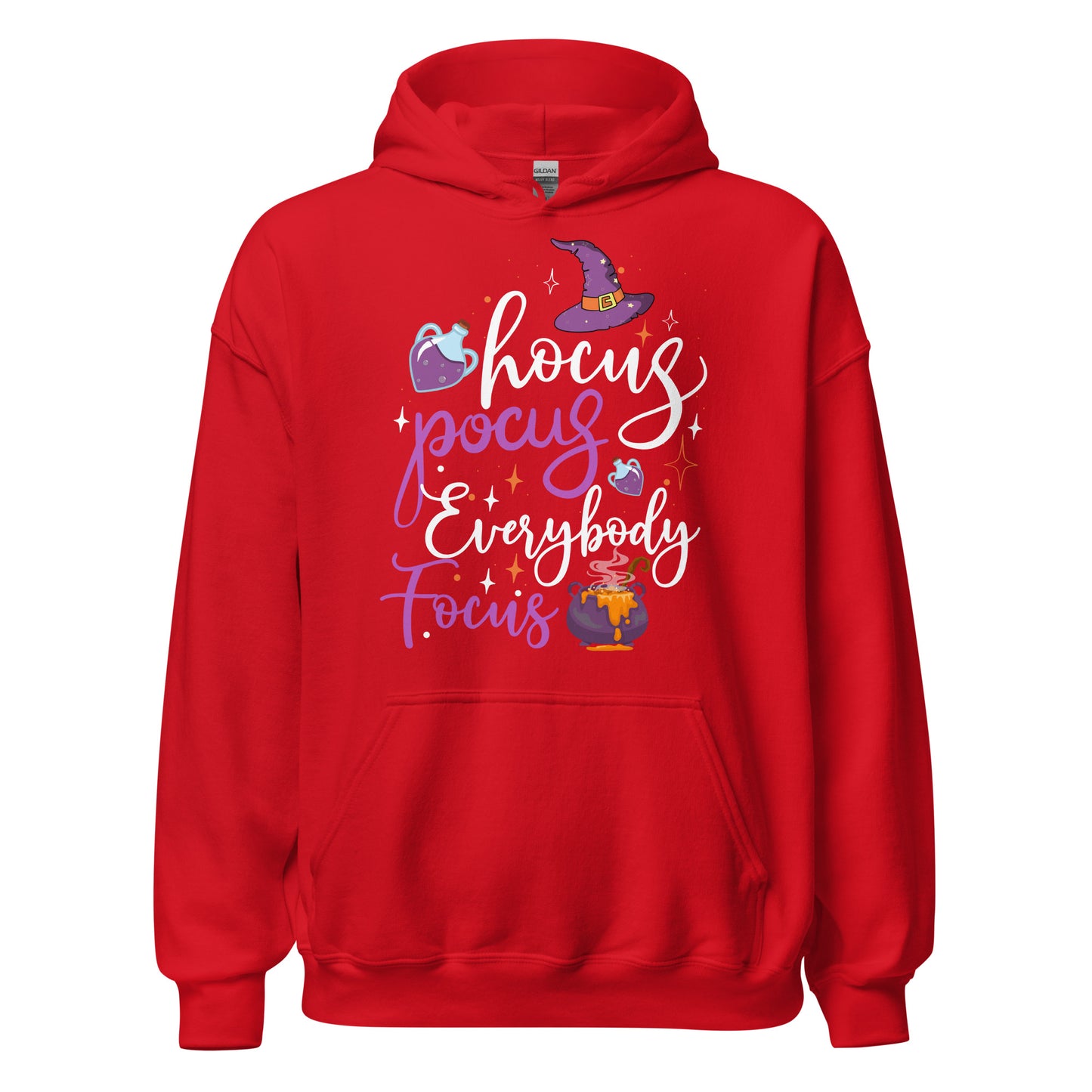 Halloween Hoodie: Hocus Pocus, Everybody Focus - Lustiger Kapuzenpullover für magischen Spaß