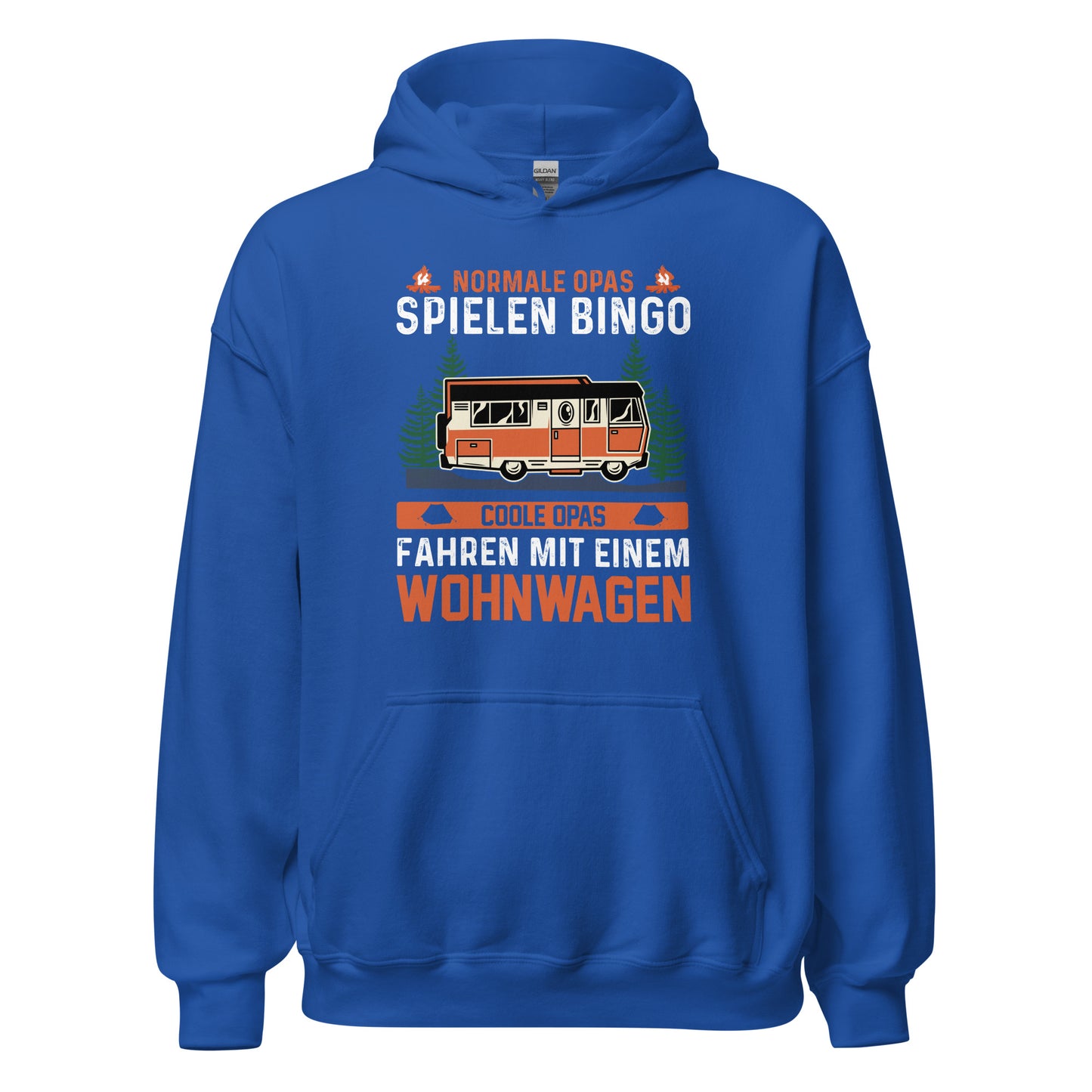 Coole Opa Wohnwagen Hoodie | Stylischer Kapuzenpullover für Abenteurer