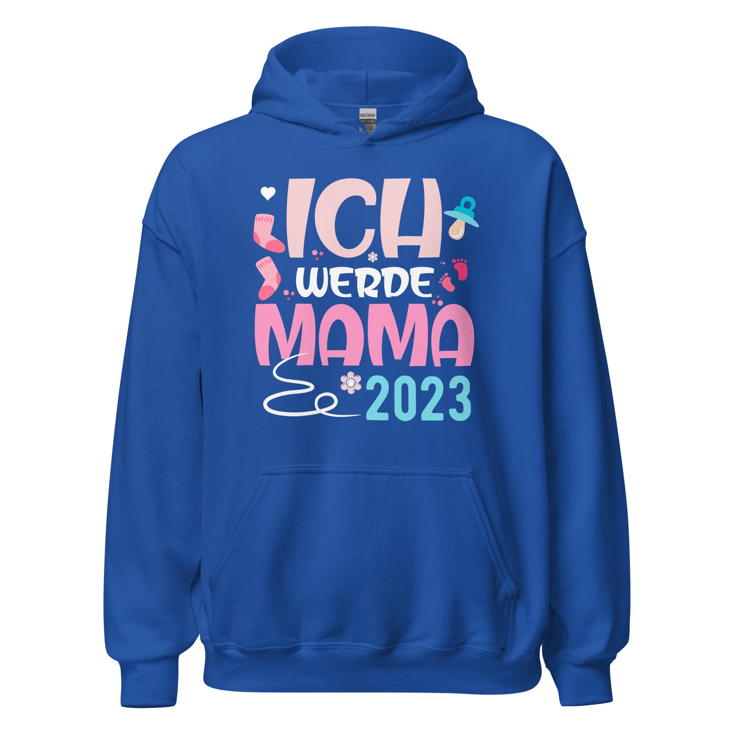 Ich werde Mama 2023 Hoodie | Schwangerschaft Kapuzenpullover