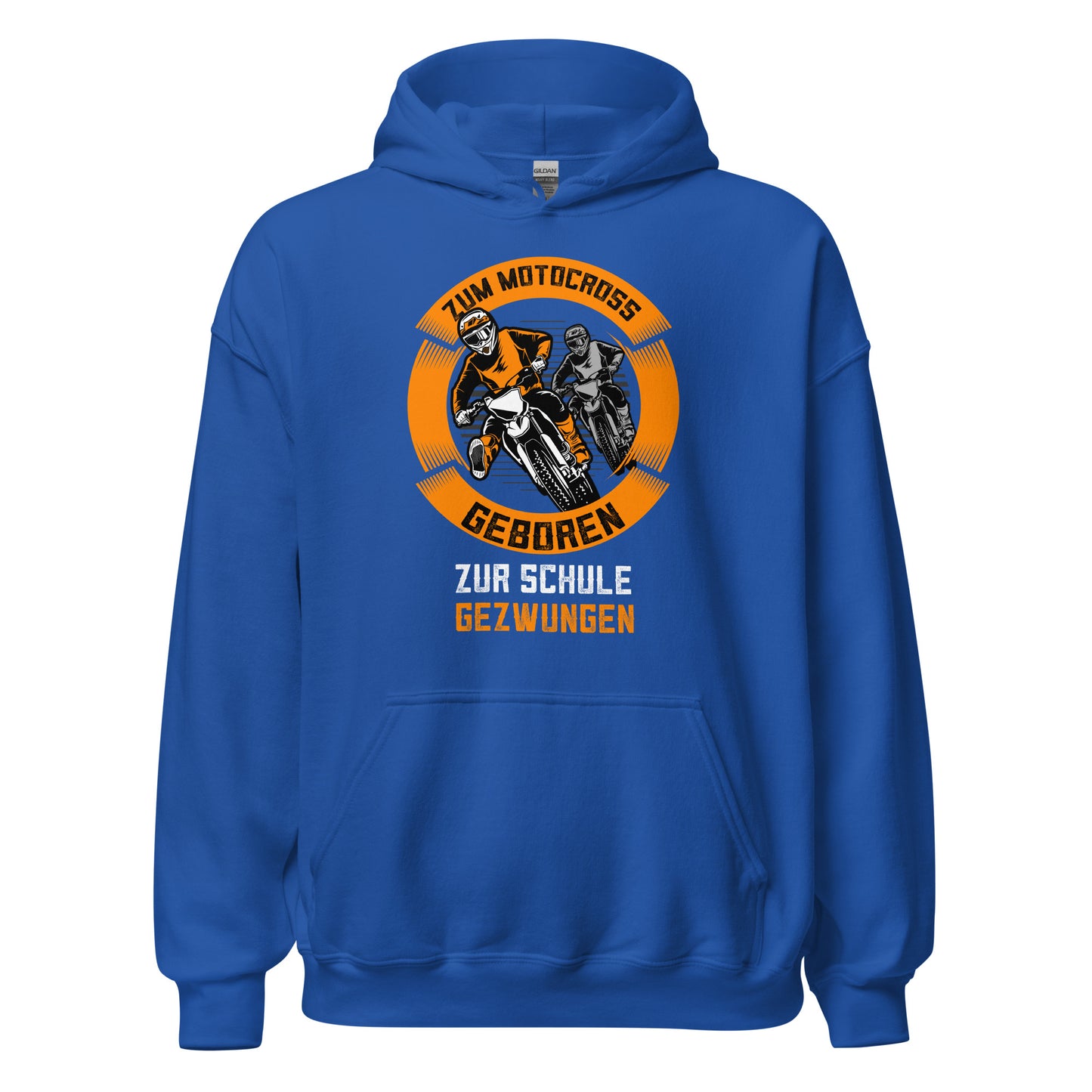 Motocross Hoodie - Geboren für Motocross, zur Schule gezwungen!