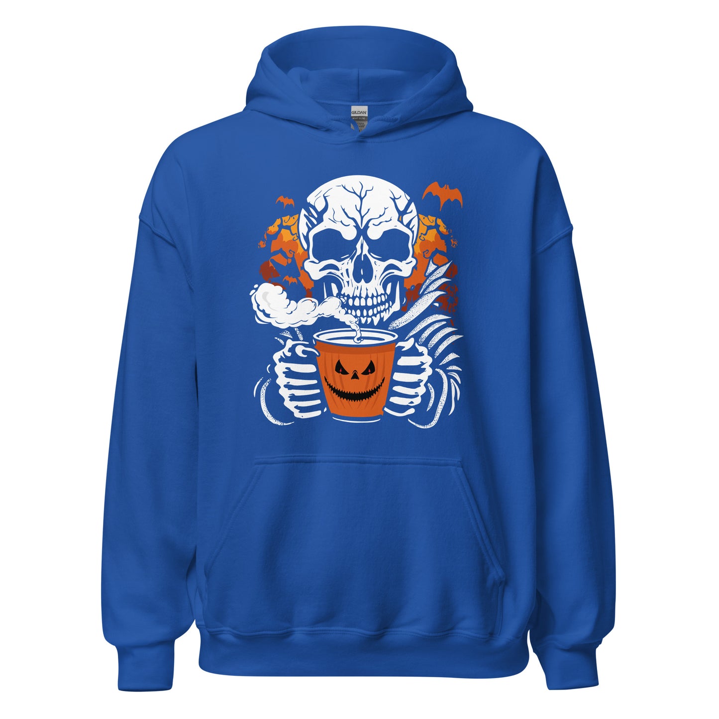 Hoodie: Skull Coffee - Kaffee Zeit. Gruseliger Pullover für Kaffeegenuss mit Stil