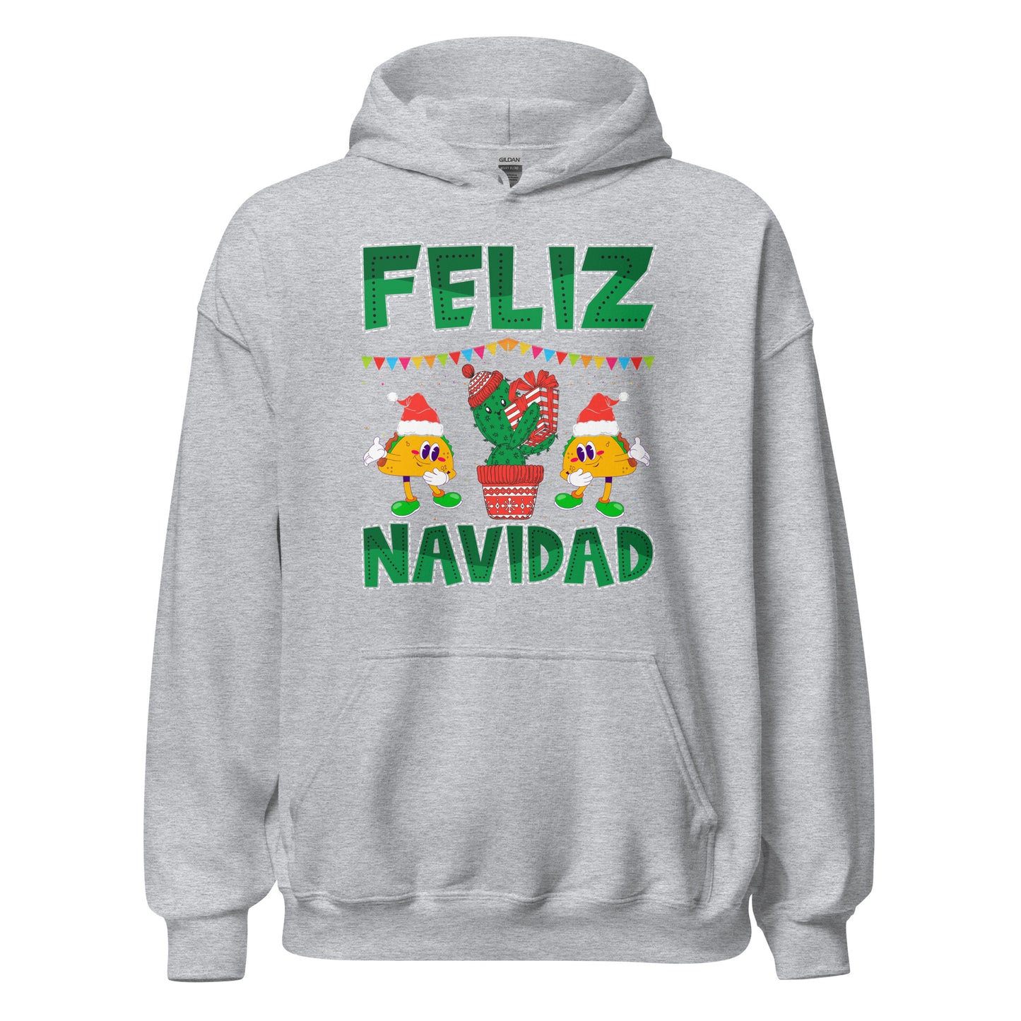 Feliz Navidad Hoodie - Merry Christmas Kapuzenpullover
