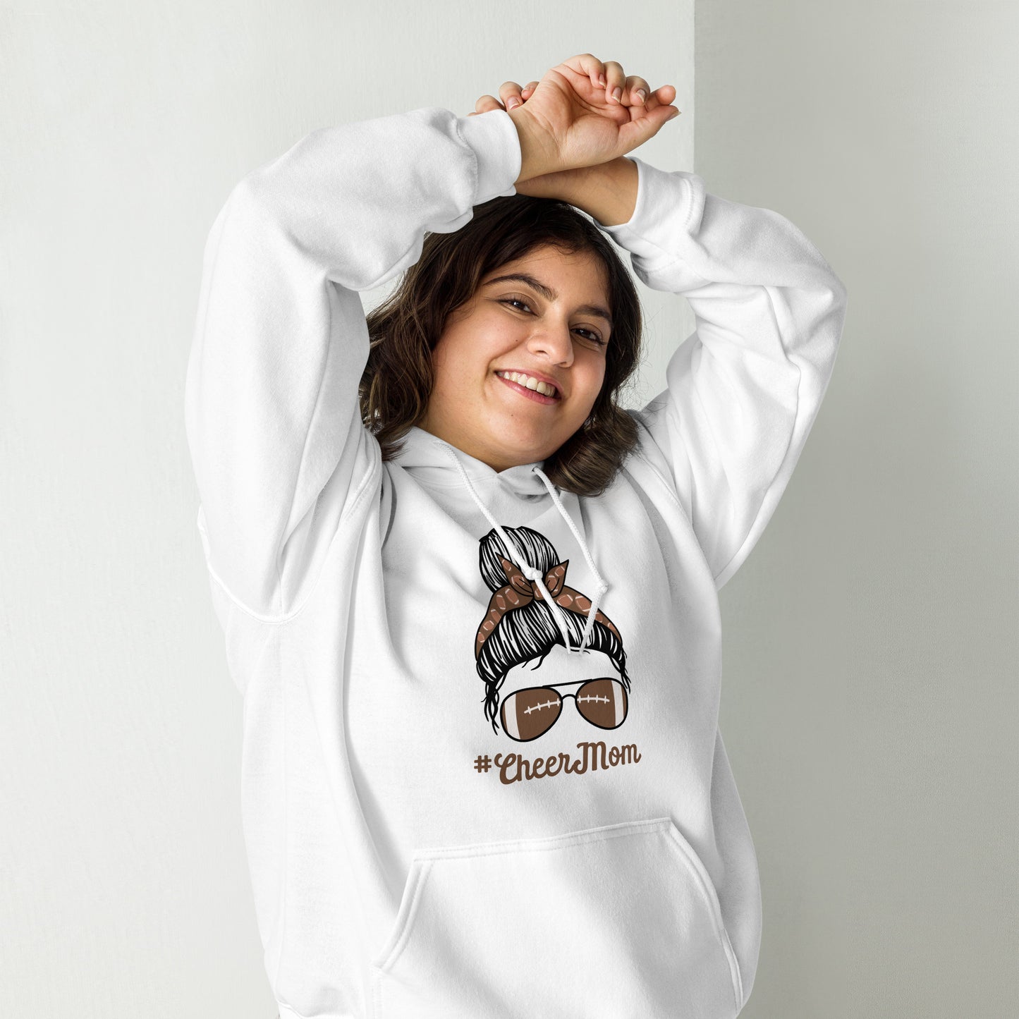 CheerMOM Hoodie - Stolzer Kapuzenpullover für Cheerleading Mütter