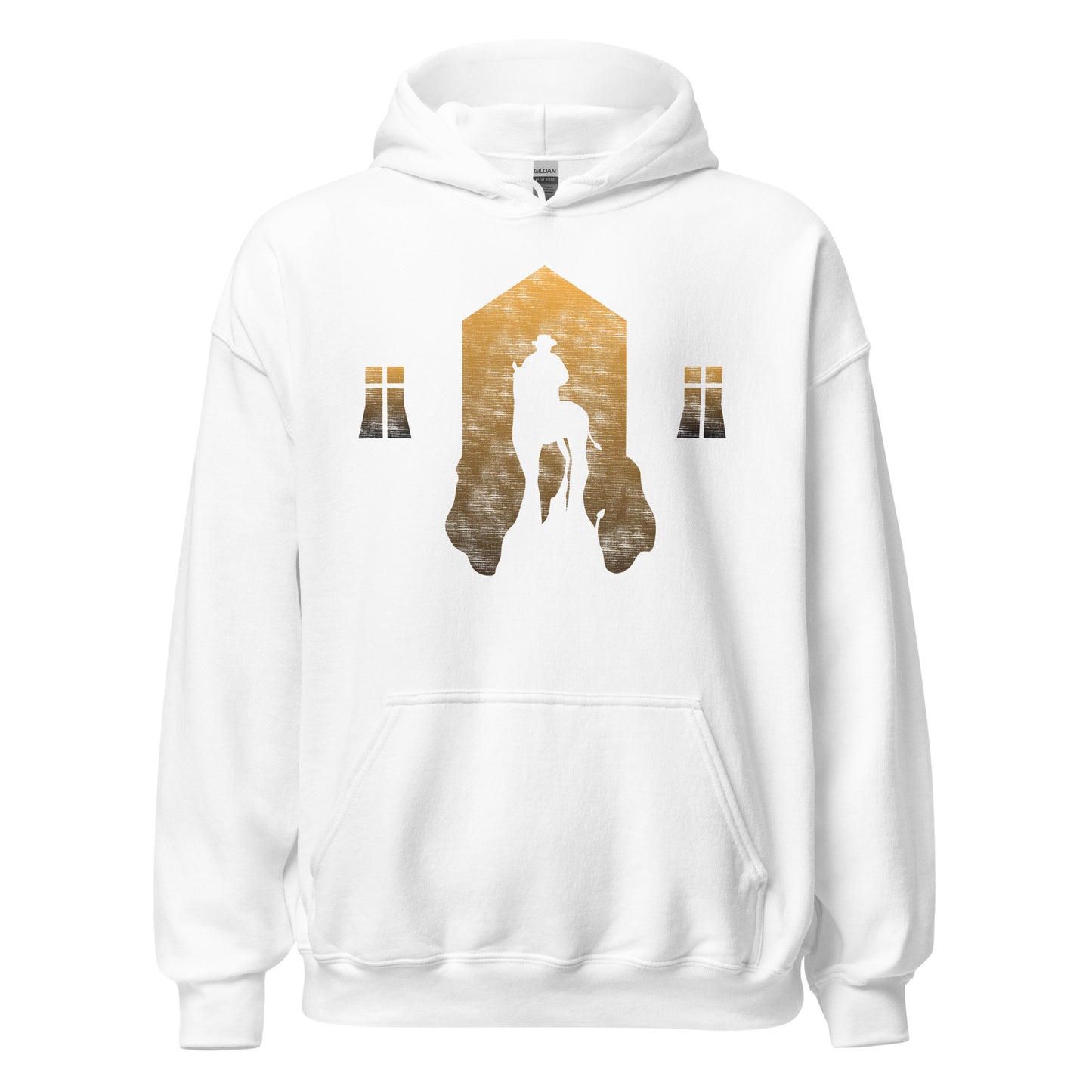 Retro Vintage Hoodie mit Pferdesilhouette - Ein Hauch von Nostalgie!