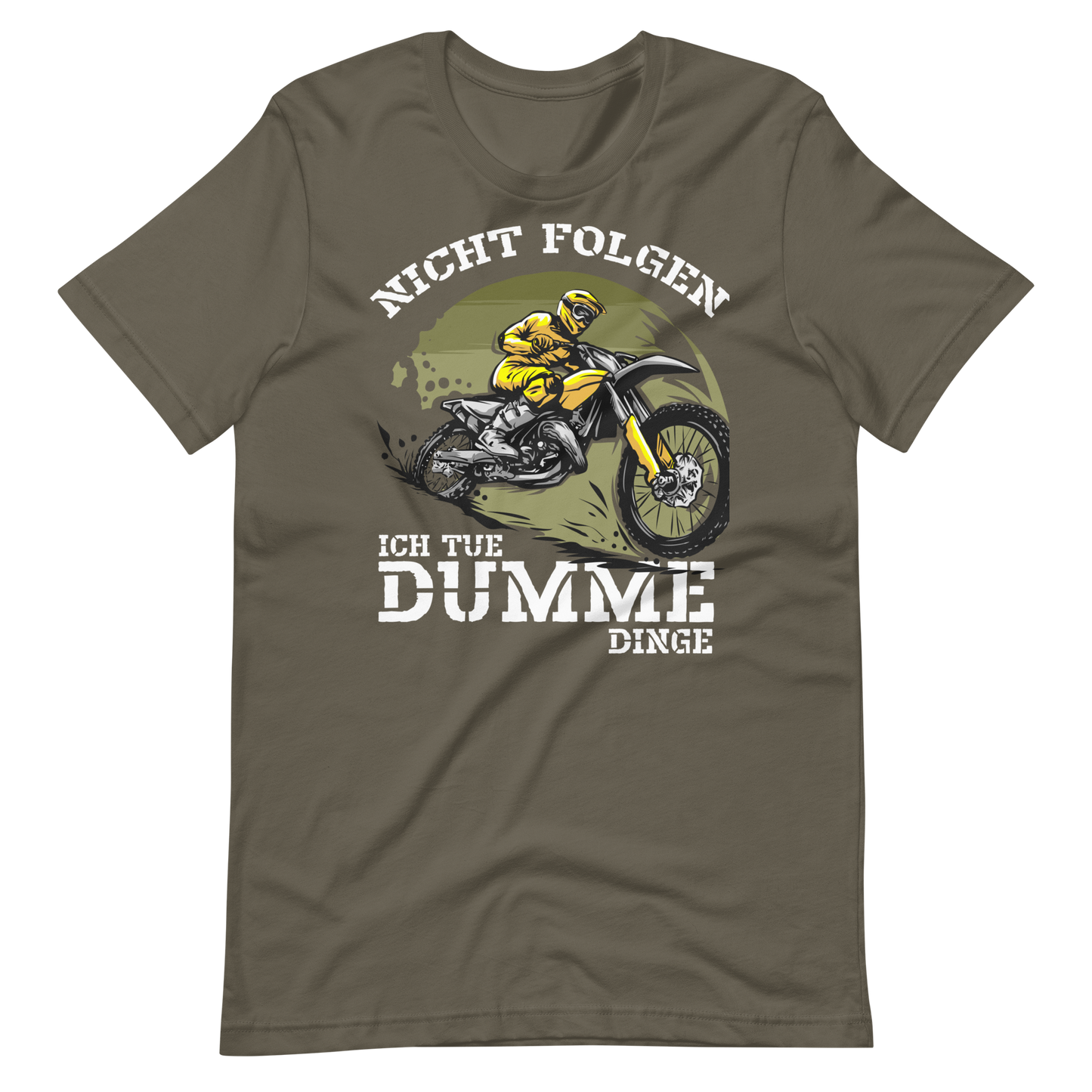Motocross T-Shirt - Nicht folgen! Dumme Dinge tun!