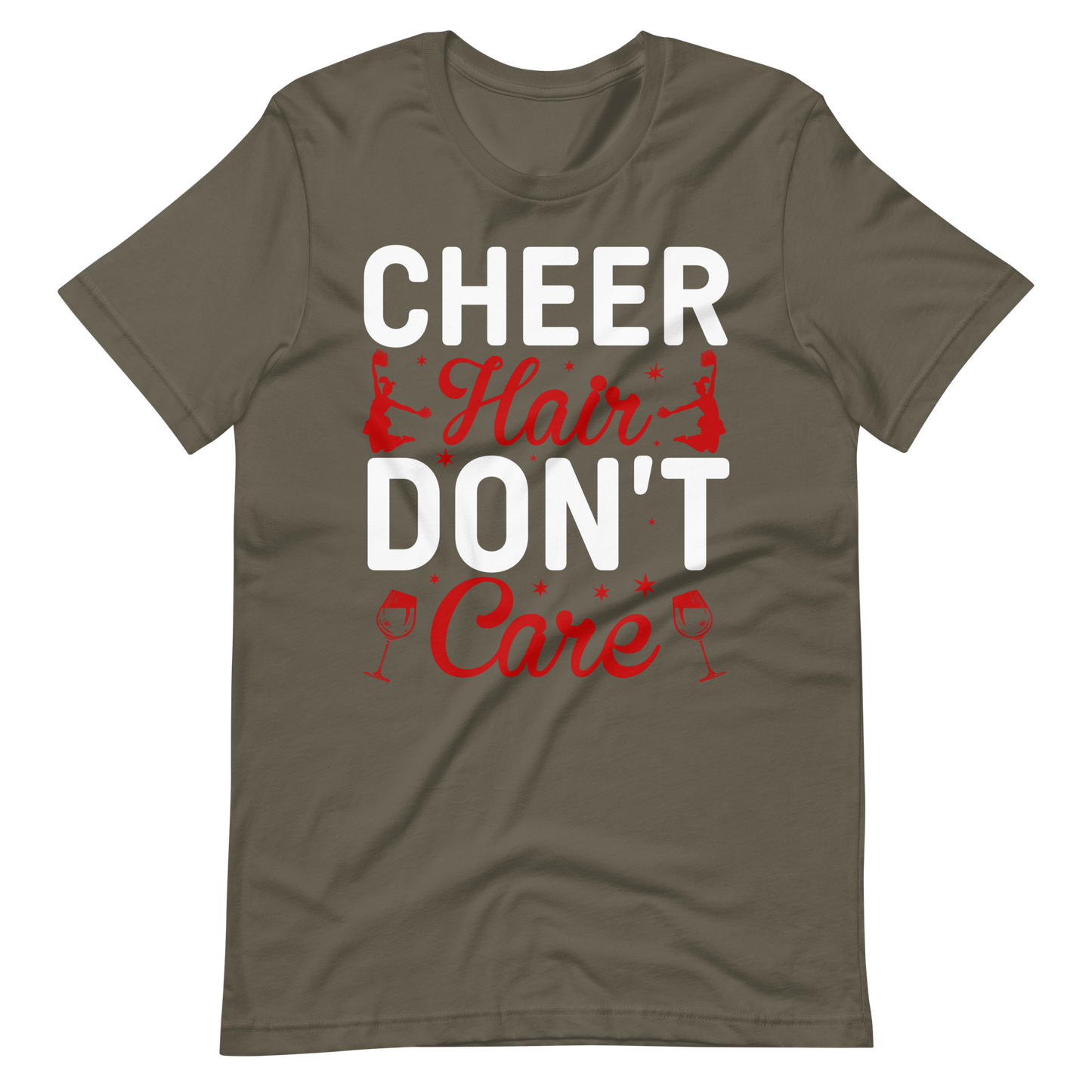 Cheer Hair Don't Care – Tolles Cheerleader Shirt