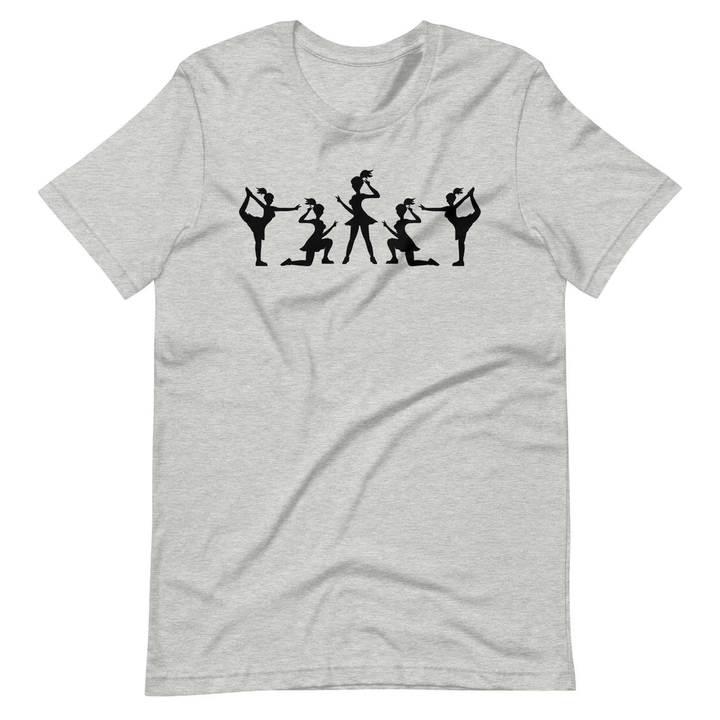 Cheerleading T-Shirt mit Multi-Logo-Design