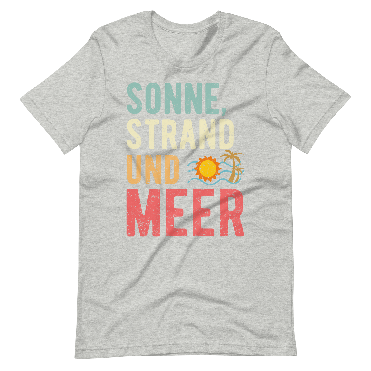Sommer-T-Shirt "Sonne, Strand und MEER!" | Urlaubsfeeling pur