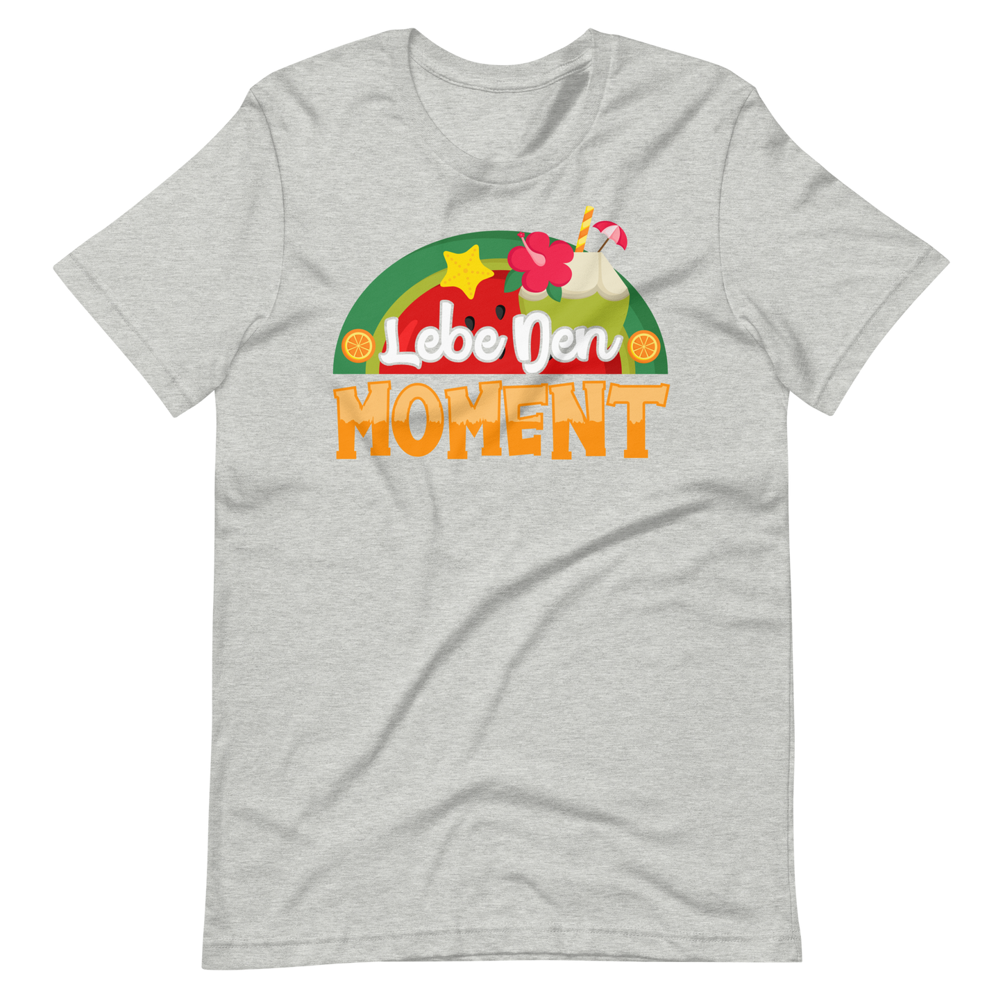 Sommer-T-Shirt "Moment leben!" | Positiver Style