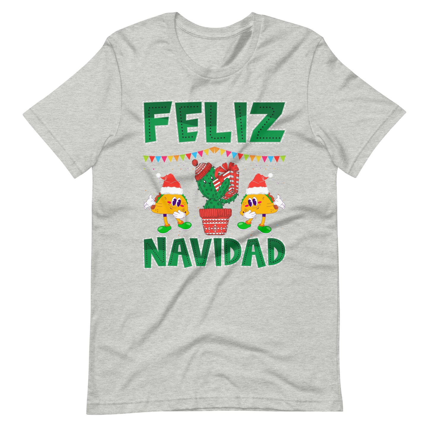 Frohe Weihnachten T-Shirt: Feliz Navidad, Merry Christmas