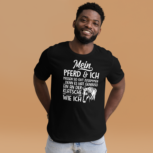 Pferd & Ich, eine verrückte Kombi! T-Shirt mit witzigem Spruch