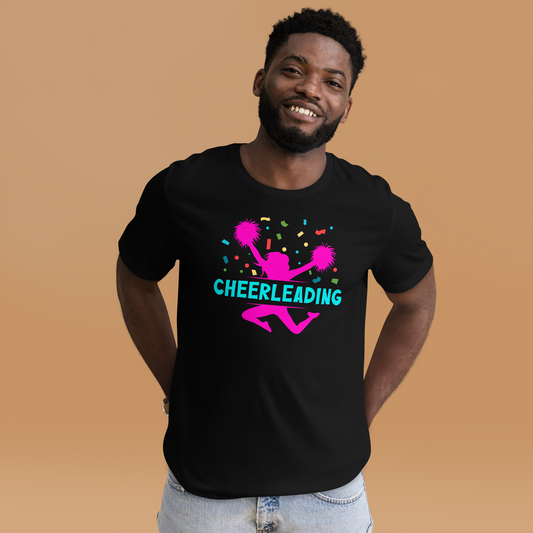 Cheerleading Pomms T-Shirt für Mädchen und Frauen