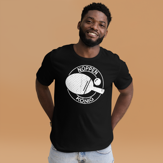 Noppen König T-Shirt - Coole Geschenkidee für Tischtennisfans