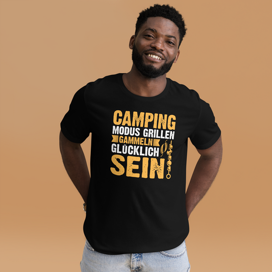 Camping Modus T-Shirt - Grillen, Gammeln, Glücklich sein