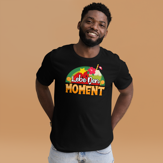 Sommer-T-Shirt "Moment leben!" | Positiver Style