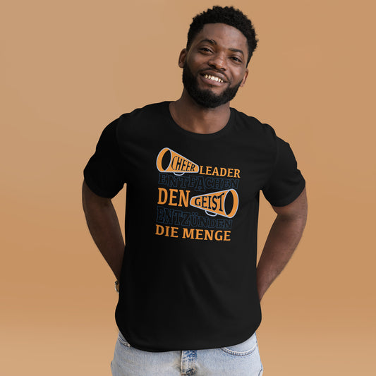 Cheerleader: Geist entfachen, Menge begeistern - Spruch T-Shirt