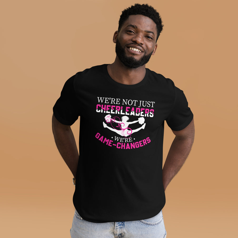 Einzigartiges T-Shirt: Nicht nur CHEERLEADER, sondern Game Changers! Inspirierendes Shirt für Frauen und Männer